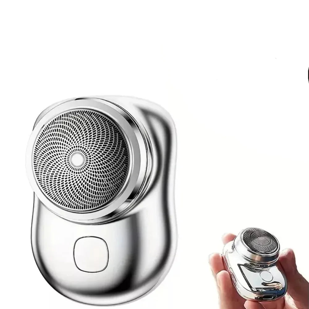 Mini Barbeador Elétrico Portátil Recarregável